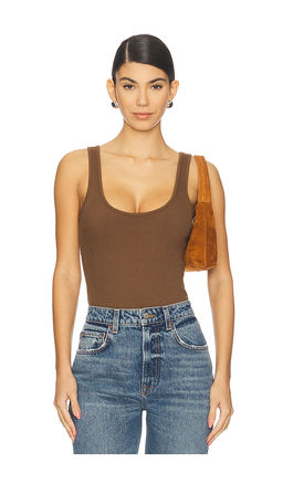 L'AGENCE - Nica Scoop Neck Tank Bodysuit
