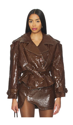 Mother of All - Brooklyn Trench Leather Coat