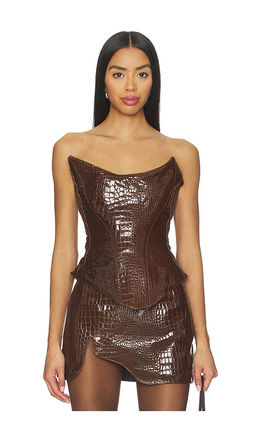 Mother of All - Nemesis Leather Corset Top