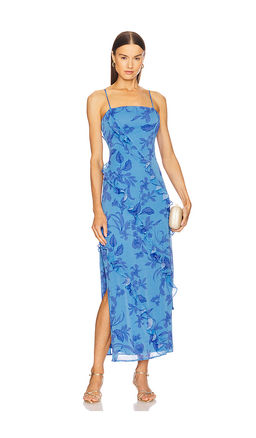 MINKPINK - Jeanne Ruffle Maxi Dress