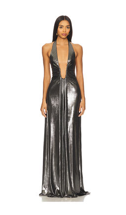 Misha - The Jennifer Foil Jersey Dress