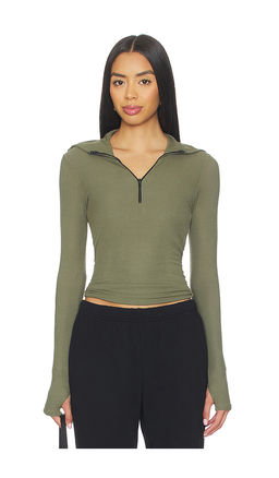 Michael Lauren - Jove Long Sleeve Half Zip Top