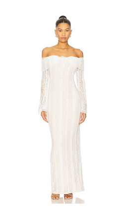 MORE TO COME - Annabelle Off Shoulder Maxi