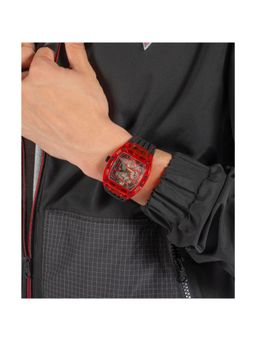 Guess - Gt Phoenix Black Rectangle Dial Analog Men's Watch - GW0499G4 (Medium)