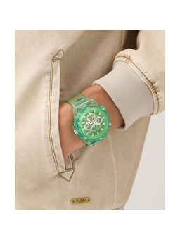 Guess - Gt King Green Round Dial Analog Men's Watch - GW0806G6 (Medium)