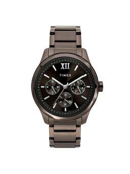 Timex - Signio Round 44mm Brown Dial Analog Men Watch - TW0TG7636