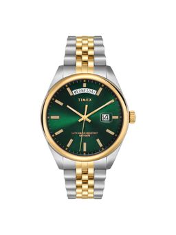 Timex - TREND Green Round Dial Analog Men's Watch - TWEG27102 (Medium)