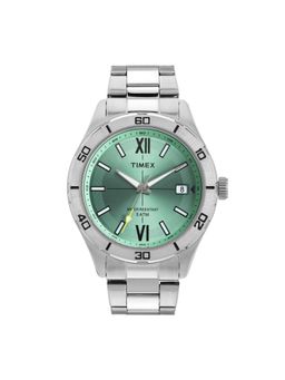 Timex - Green Round Dial Analog Men's Watch - TWEG295SMU01 (Medium)