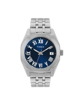 Timex - Blue Round Dial Analog Men's Watch - TWEG296SMU01 (Medium)