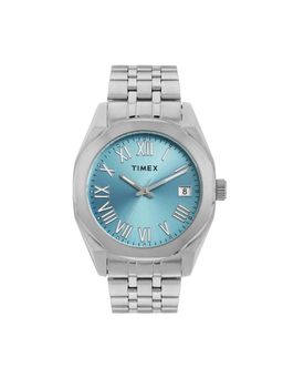 Timex - Tiffany Blue Round Dial Analog Men's Watch - TWEG296SMU03 (Medium)