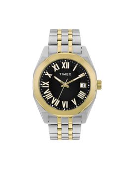 Timex - Black Round Dial Analog Men's Watch - TWEG296SMU04 (Medium)