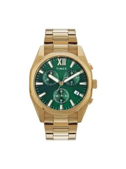 Timex - Green Round Dial Analog Chronograph Men's Watch - TWEG296SMU06 (Medium)
