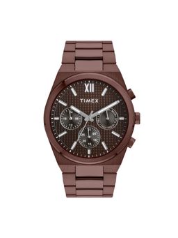 Timex - Brown Round Dial Analog Men's Watch - TWEG297SMU05 (Medium)