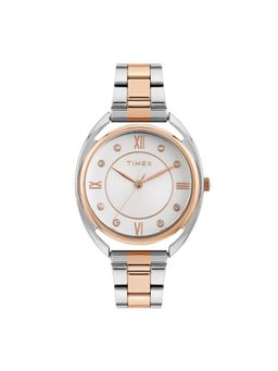 Timex - White Round Dial Analog Women's Watch - TWEL231SMU04 (Medium)