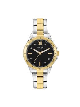 Timex - Black Round Dial Analog Women's Watch - TWEL232SMU04 (Medium)