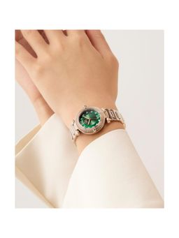 GC - GUESS COLLECTION Vogue Cable Green Round Dial Analog Women's Watch - Z57003L9 (Medium)