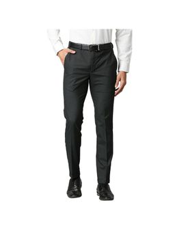 Park Avenue - Dark Grey Solid Trouser