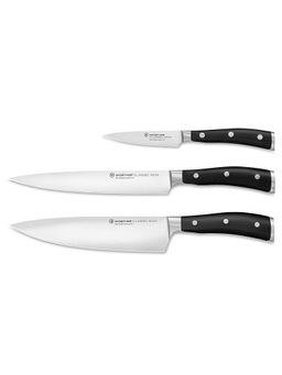 Wusthof - Classic Ikon Professional Forged Chef Knives|Premium Kitchen Knives|Set of 3