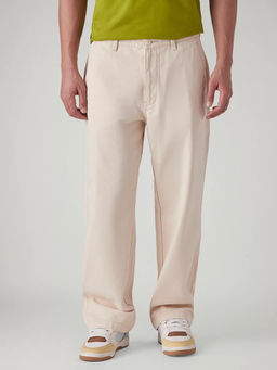 Levi's - Men'S Off-White Loose Fit Mid Rise Chinos