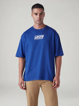 Levi's - Blue Men's Logo Printed Loose Fit T-Shirt