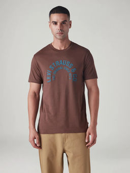 Levi's - Brown Men's Graphic Print Slim Fit T-Shirt