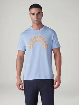 Levi's - Blue Men's Graphic Print Slim Fit T-Shirt
