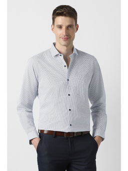Peter England - Men White Slim Fit Shirt