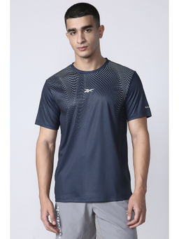 Reebok - Navy Blue Men T-Shirt
