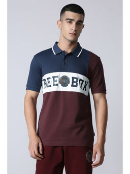 Reebok - Navy Blue Men Polo T-Shirt