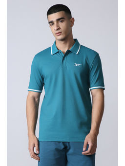 Reebok - Blue Men Polo T-Shirt