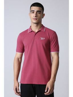 Reebok - Red Men Polo T-Shirt