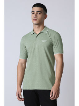 Reebok - Green Men Polo T-Shirt