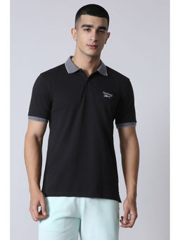 Reebok - Black Men Polo T-Shirt