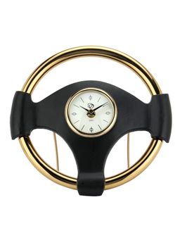 De Maison Decor - Wheel Steel Clock Silver Clock