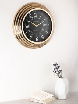 De Maison Decor - Gilded Ecliptic Wall Clock
