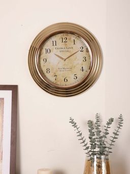 De Maison Decor - Gilded Ecliptic Wall Clock