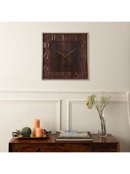 De Maison Decor - Chateau Square Gold Wall Clock