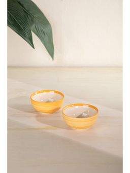 Freedom Tree - Quemon Handpainted Ceramic Katori - (Pack of 2)