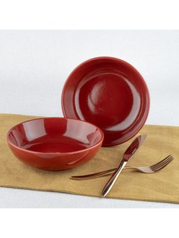 BlackCarrot - Full Red Snack Bowls (Pack of 2)