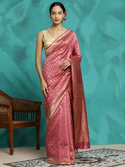 Jaipur Kurti - Zari Woven Design Heavy Banarasi Saree