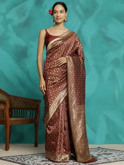 Jaipur Kurti - Zari Woven Design Heavy Banarasi Saree