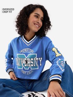 The Souled Store - Official Pixar - Monster University Women Full Sleeves T-Shirt