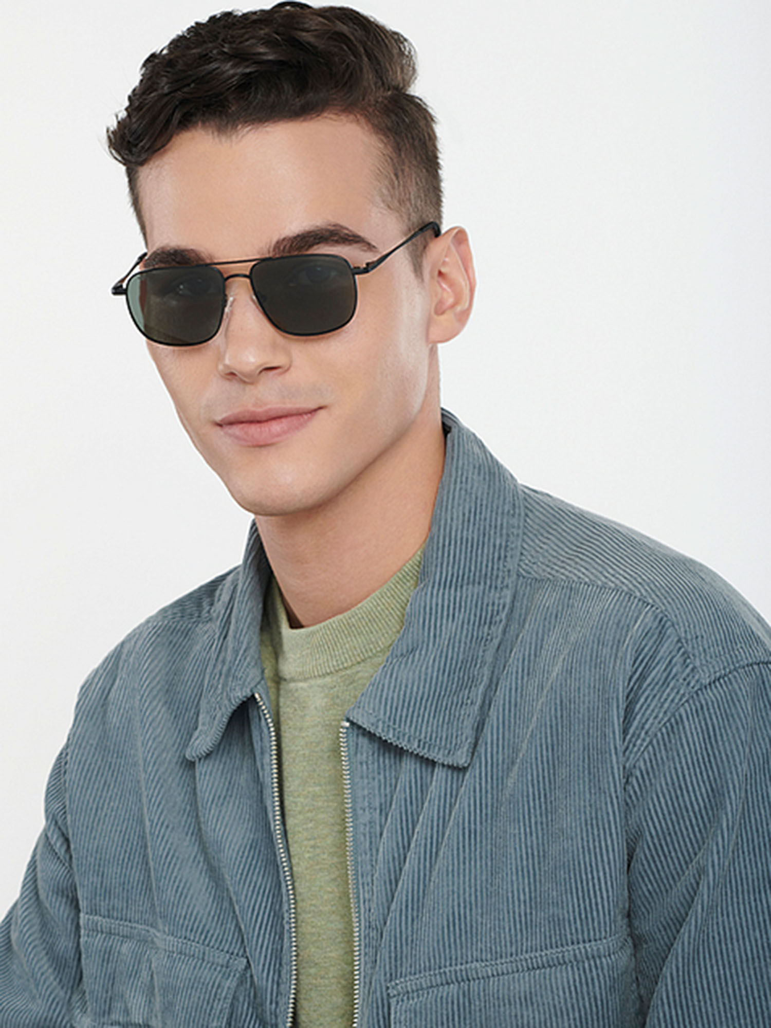 Buy Vincent Chase by Lenskart Black Square Sunglasses-Vc S13115 Online