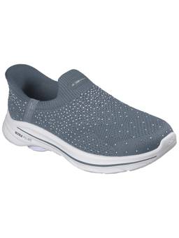 SKECHERS - Women's Go Walk 8 Teal Walking Shoes