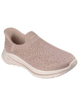 SKECHERS - Women's Go Walk 8 Peach Walking Shoes