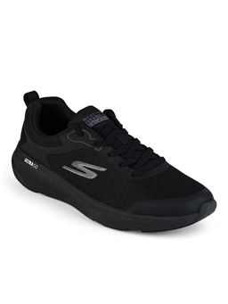 SKECHERS - Men Go Run Elevate Black Lace Up Running Shoes