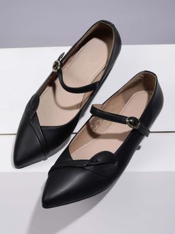 Allen Solly - Women'S Black Formal Ballerinas