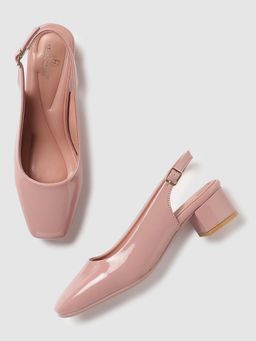 Marc Loire - Women'S Pink Solid Heel Sandals