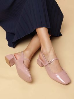 Marc Loire - Women'S Pink Solid Heel Sandals