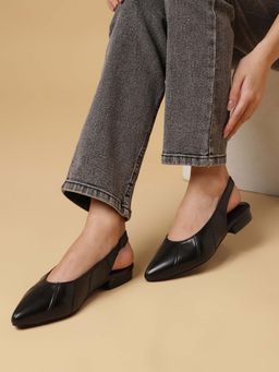 Marc Loire - Women'S Black Solid Heel Sandals